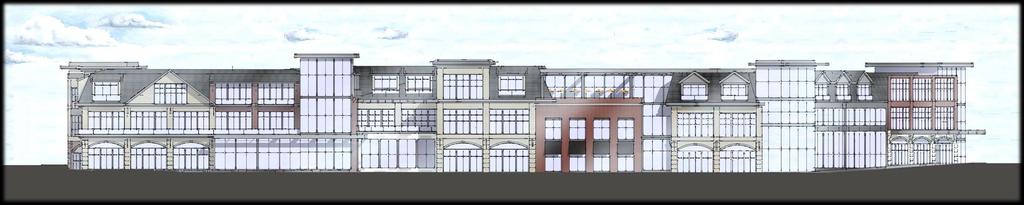Parcel 5 Elevation General Materials Brick and Stone Siding and Paneling Glass and Aluminum Storefront