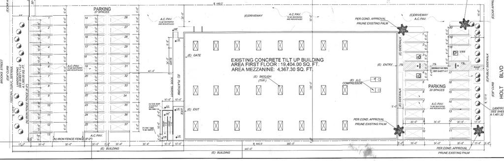 Site Plan 5135 Holt Boulevard Montclair, CA 91763 NOT TO SCALE N All information or design indicated in this site plan is preliminary only, not to scale, not an exact site plan, layout or design and