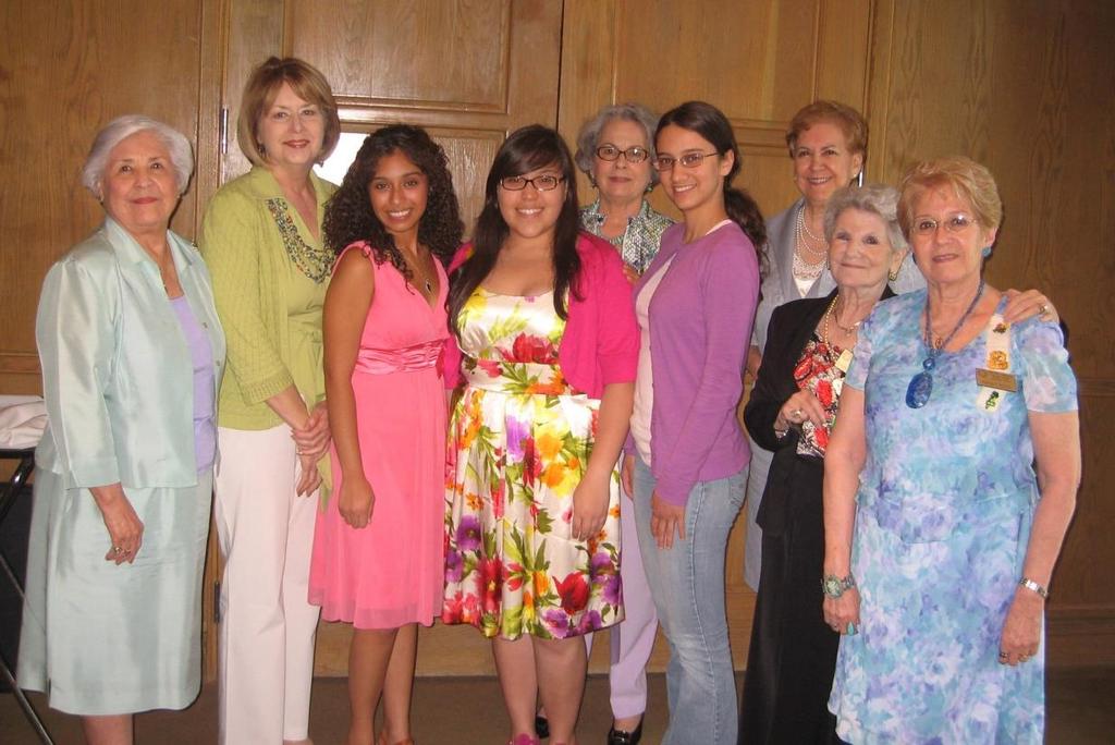 Charlene Hertz Front row: Mary Lou Trevino, Amy Seitz, Erika Lopez, Kimberley