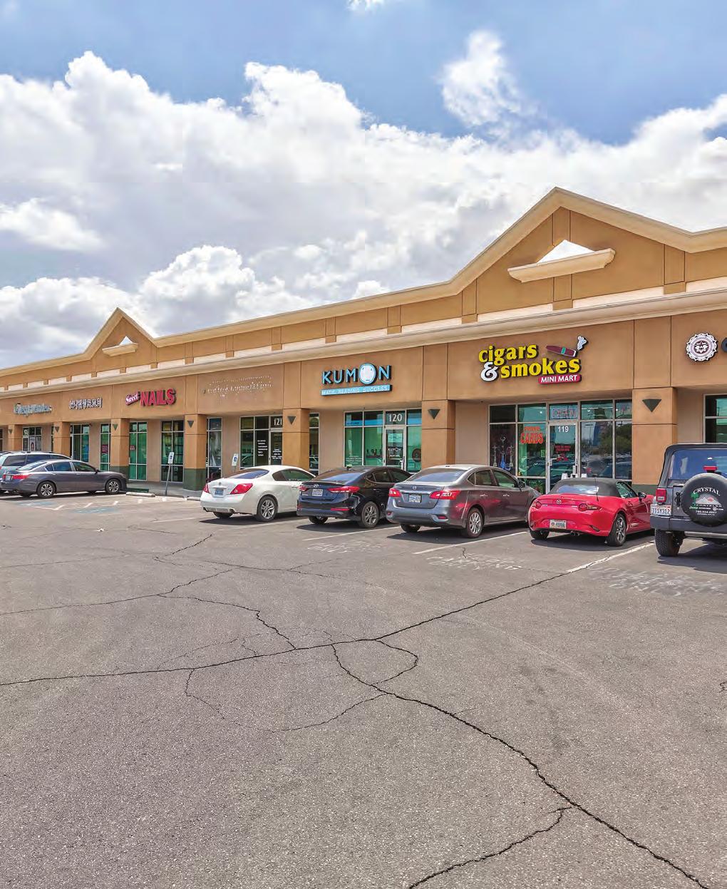 Property Highlights Located on the busy southwest corner of W. Flamingo Rd. and S. Durango Dr.