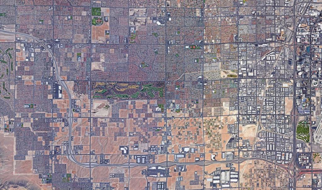 Aerial Map SITE W. FLAMINGO RD. // 34,000 CPD S. DURANGO DR. // 28,000 CPD Spanish Trails Country Club W. TROPICANA AVE. // 30,000 CPD W. RUSSELL RD. // 20,000 CPD 215 S.