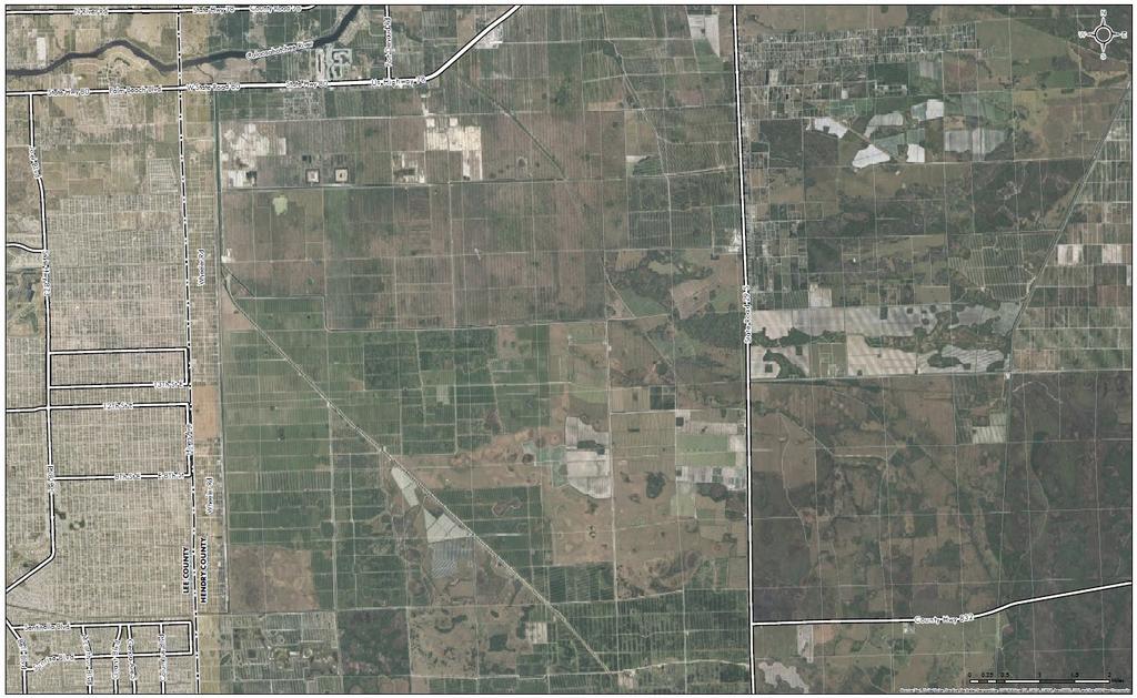 Wheeler Estates Study Area Approximately 1,933 acres Immediately east of Hendry/Lee County