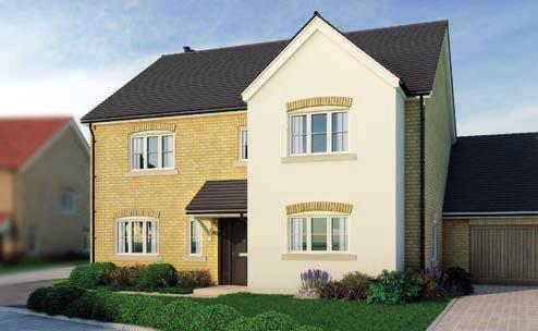 THE HOLWELL PLOT 3 THE HIGHAM PLOT 4 Double garage and two parking spaces Double garage and four parking spaces Dining Area Bedroom 4 Dining Area Cpd AC Bedroom 4 Kitchen