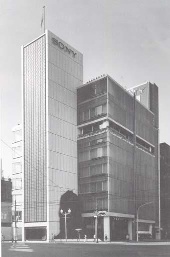 Modernism Architects Yoshinobu Ashihara (1918-2003) Sony Building, Tokyo, 1966 1942