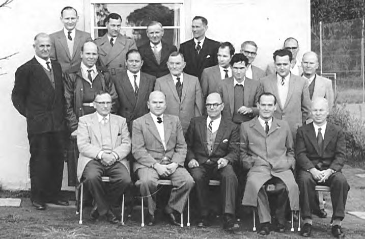 Boronia s Founding Generation Back Row: Otto Löbert, Christian Herrmann, Gottlob Löbert, Walter Kübler, Franz Messner, Karl Trefz, Wilhelm Sawatzky, Hans
