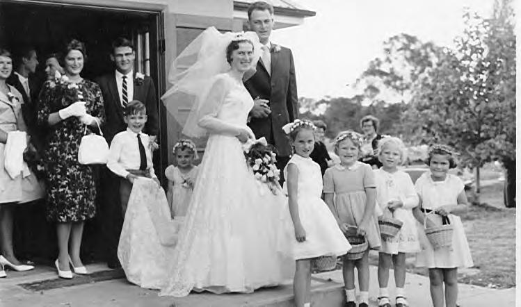 Wedding of Alfred and Ursula Klink At Boronia Hall on 20 January 1962: Alfred and Ursula Klink.