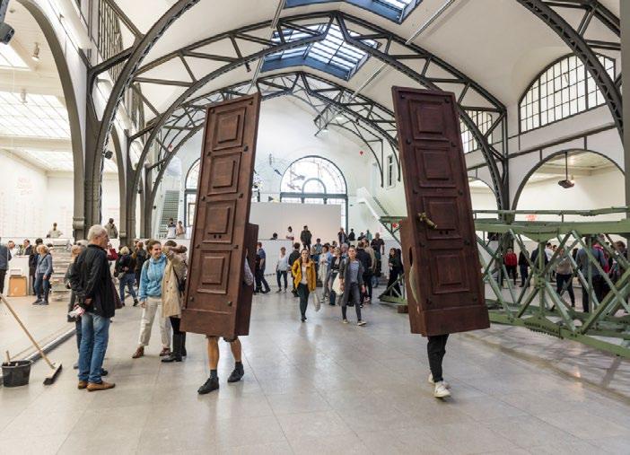 FESTIVAL OF FUTURE NOWS 2nd Edition Hamburger Bahnhof Museum für Gegenwart, Berlin 14 17 September 2017 Untitled (door) is part of a series of site-specific installations that camouflage themselves