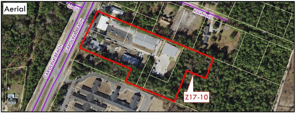 SURROUNDING AREA LAND USE ZONING North Retail, Single-family residential (CUD) B-1, R-15 East Undeveloped R-15 South Rehabilitation Center R-15 West Undeveloped, Single-family residential R-15 ZONING