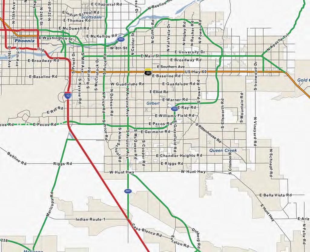 and is the main arterial linking Queen Creek and the Town of Florence 2,086 building permits issued in Queen Creek in 2013