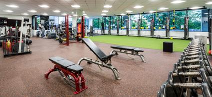 updated fitness center