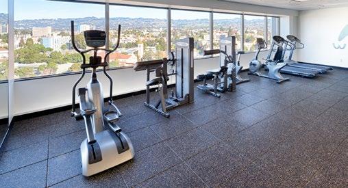 equipment, showers, and a locker room Secured bike storage Unobstructed views of