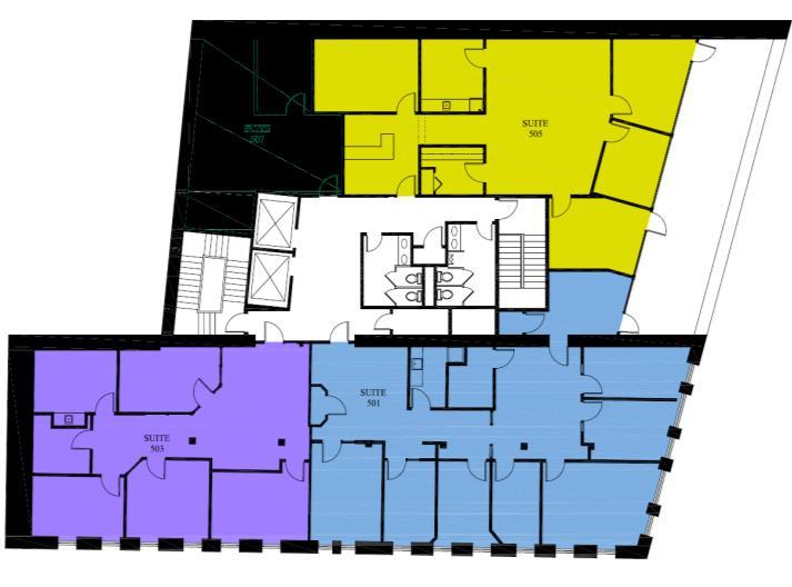 FLOOR PLANS (continued) Fourth Floor space consists of: #403: 4-5 offices, reception, storage FOURTH FLOOR AVAILABLE SPACE 403 2,313 $19.