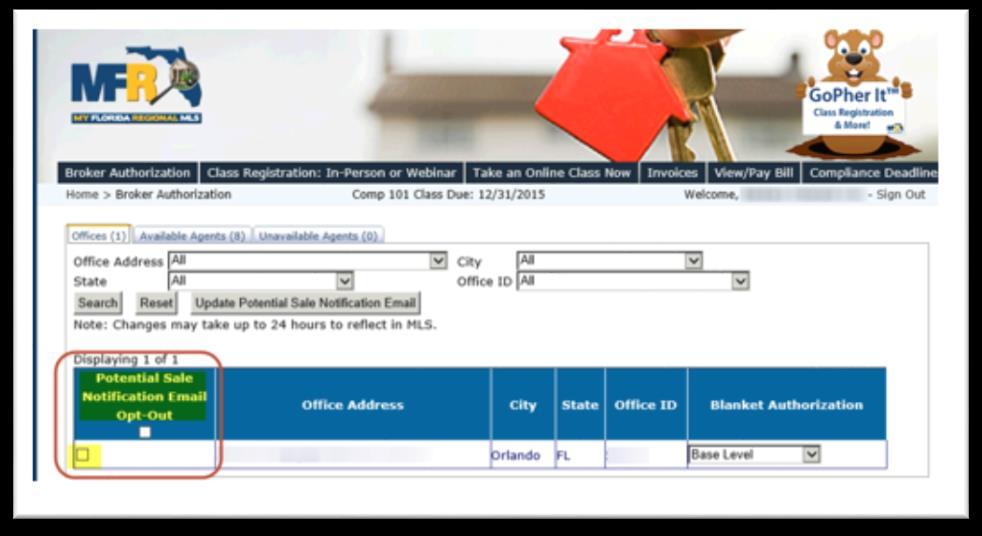 Change to Selling Agent ID Fields As of October 21, 2015 the Selling Agent ID fields will be required for all listings when the status is changed to Active with Contract (AWC) or Pending (PND) in the