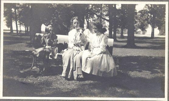 The three girls would always remember playing on the lawn and putting on amateur theatricals