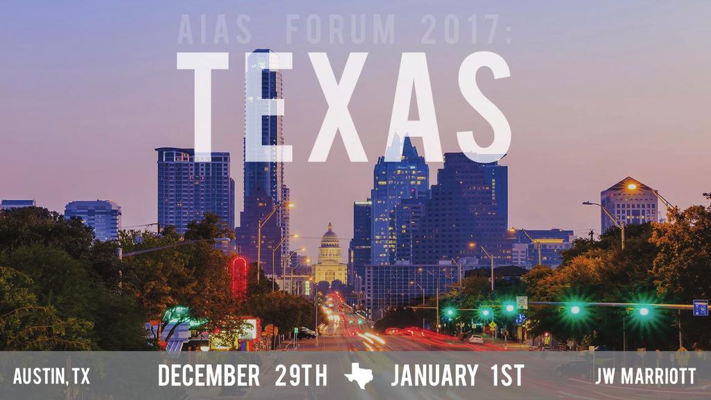 THE FIELD GUIDE TO CONNECTING WITH STUDENT LEADERS AIAS FORUM OVERVIEW AIAS FORUM, the largest architecture and design conference that the AIAS puts on each year, offers students the opportunity to