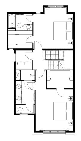 2ND FLOOR 14 x 13 2 14 x 13 6 Each unit is built with a one-car attached garage as well. Select your own high-end ﬁnishes.