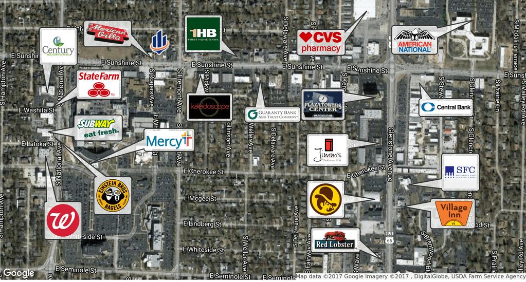 Retailer Map ±1,319 SF OFFICE SPACE FOR LEASE - MEDICAL MILE 1345