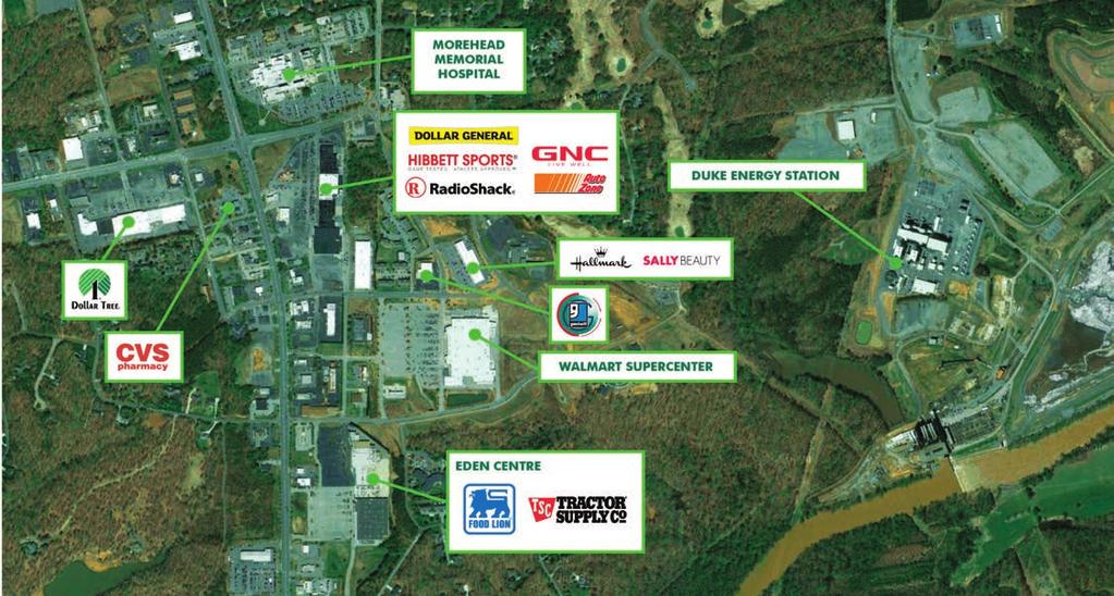 PROPERTY HIGHLIGHTS is located 36 miles North of Greensboro. It is the largest city in Rockingham County. Opportunity to increase income through the lease-up of vacant space.
