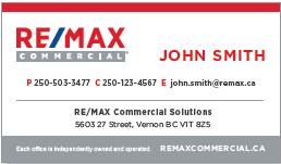 Remember, all general standards for use of the RE/MAX trademarks also apply to RE/MAX