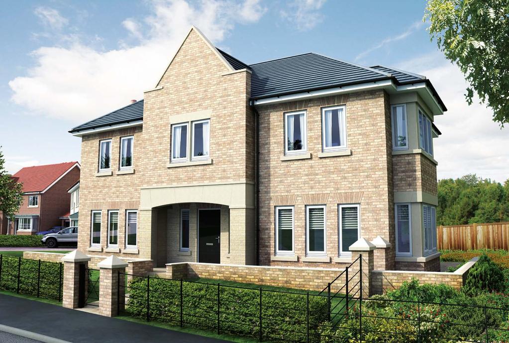 The Cartington 5 bedroom family home with two en-suites and double garage Approximately 2,532 sq ft Family Bedroom 4 Bedroom 5.C. Kitchen Utility b Landing Ensuite 1 Dining En-suite 2 Living Room Bedroom 2 Bedroom 1 Cloaks Living Room 3.