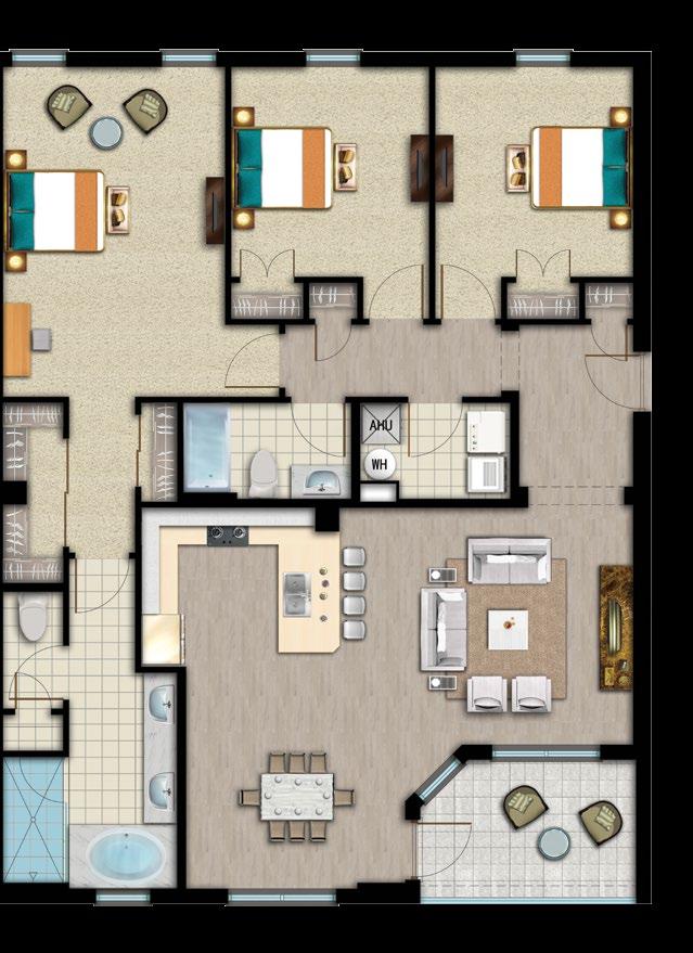 PLN D Western Oceanview Residences are some of the most unique floor plans at bacos.