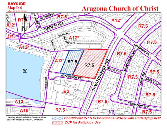 15 & 16 December 14, 2011 Public Hearing APPLICANT / PROPERTY OWNER: ARAGONA CHURCH OF CHRIST STAFF PLANNER: Leslie Bonilla REQUEST: Conditional Change of Zoning (R-7.