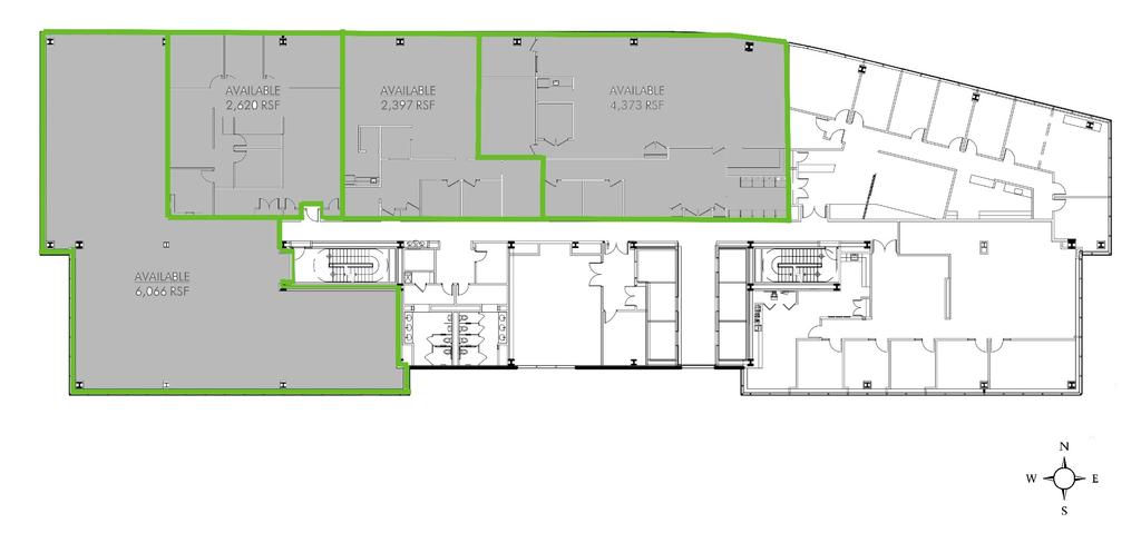 7 TH FLOOR PLAN AVAILABLE 2,620 RSF AVAILABLE 2,397 RSF