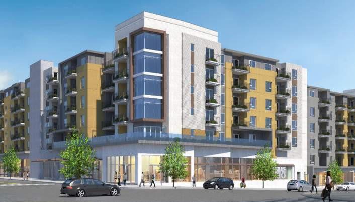 In addition to housing, the 6-story development will include roughly 3,500 square feet of ground-floor retail and parking suitable for 292 vehicles and another 272 bicycles.