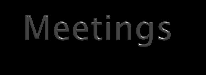 Conduct your meetings in accordance with your bylaws Make sure you have a quorum when conducting any business Hold an Annual Board Meeting Remember We are all