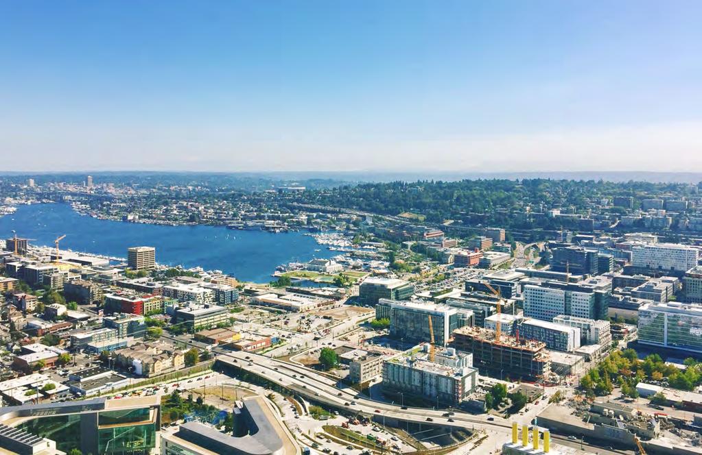 8.7 MILLION SQUARE FEET OF NEW CONSTRUCTION IN SOUTH LAKE UNION PROPERTY LOCATION Benefiting from a central location proximate to South Lake Union, Capitol Hill and the Seattle CBD, 1305 and 1331