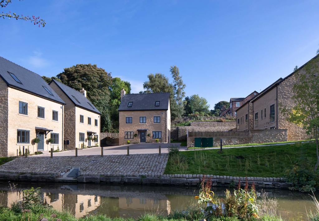 Immerse yourself in Bollington life Enjoying a tranquil setting on the banks of the picturesque Macclesfield Canal in Bollington is The Moorings, an attractive collection of seven energy efficient