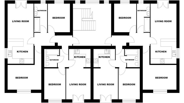 * Dimensions shown are maximum dimensions. Every Fletcher Homes development is designed to be as individual as possible. External finishes and specifications may therefore vary on each property.