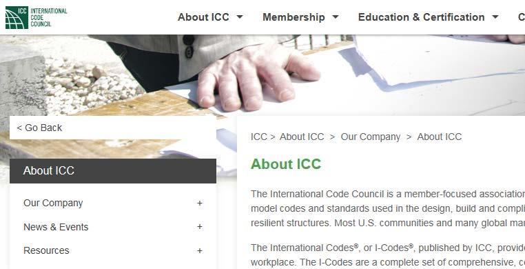 ICC develops construction and public safety codes through the governmental consensus process. This system of code development has provided the citizens of the U.S.
