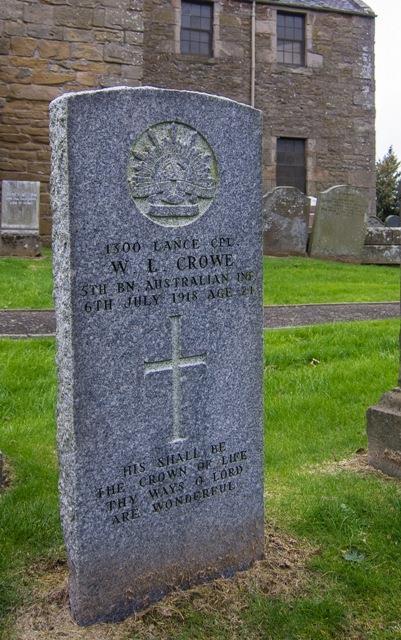 Photo of Lance Corporal W. L. Crowe s Commonwealth War Graves Commission Headstone in St.