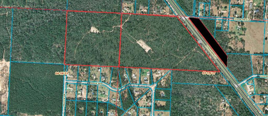 40 AC Zoned MDR 58.09 Zoned LDMU Vacant Commercial Land 985 ROYCE STREET Property Highlights: The subject property is a large vacant land tract that is well placed on HWY 29 N.