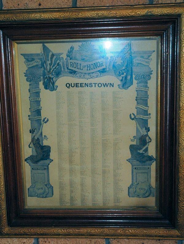 A. E. W. Ward is remembered on the Queenstown Roll of Honour, located in Queenstown RSL, Cutten & McNamara Streets, Queenstown, Tasmania.