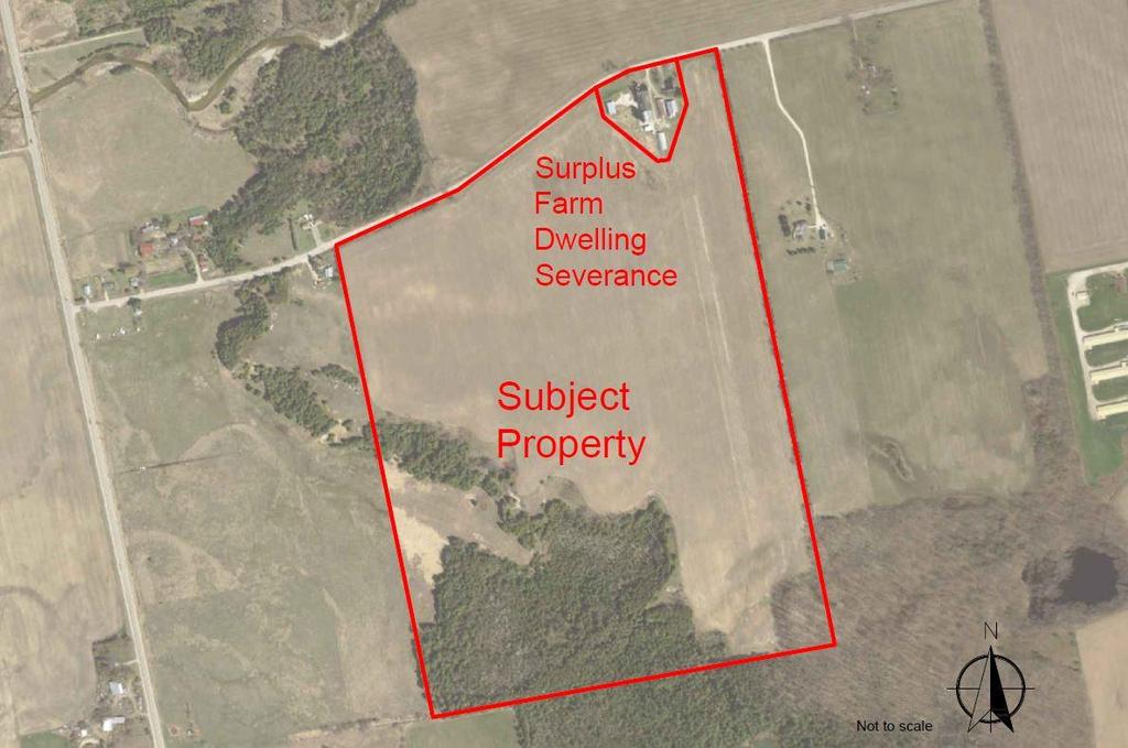 Figure 1: Subject Lands 1.2.1 Agricultural Resources (Figure 2) The Canada Land Inventory (CLI) mapping for the subject property identified 3 soil types on the property.
