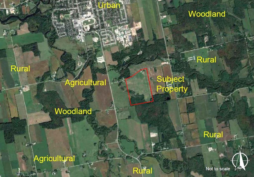 Figure 3 - Surrounding Land Use 1.4 Description of Proposal (Figure 4) This proposal is intended to create a lot which will contain the farm buildings that are surplus to the needs of the owner.