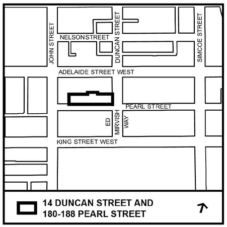 STAFF REPORT ACTION REQUIRED 14 Duncan Street, 180, 184 & 188 Pearl Street Zoning Amendment Application Preliminary Report Date: October 26, 2017 To: From: Wards: Reference Number: Toronto and East