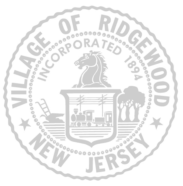 PROPOSED AMENDMENT TO LAND USE PLAN ELEMENT OF THE VILLAGE OF RIDGEWOOD MASTER PLAN AH-2, B-3-R, C-R & C ZONE DISTRICTS Village of Ridgewood Planning