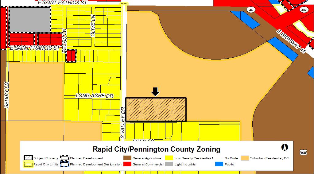 Subject Property and Adjacent Property Designations Existing Zoning Comprehensive Plan Existing Land