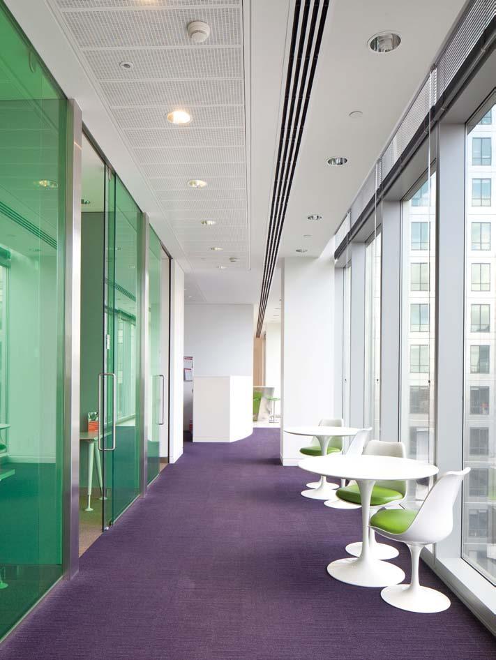 The floor offers a variety of meeting rooms and break-out spaces