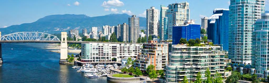 BRITISH COLUMBIA Greater Vancouver 2016 and 2017 were exceptional years in Greater Vancouver s commercial property market, in comparison, the first half of 2018 has returned to historical norms.
