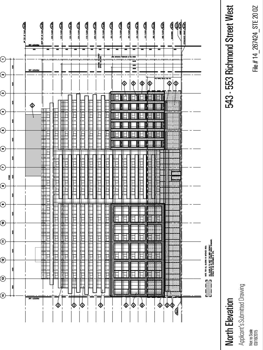 Attachment 2: North Elevation Staff report for