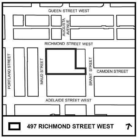 STAFF REPORT ACTION REQUIRED 497, 505 and 511 Richmond Street West Zoning Amendment Final Report Date: February 6, 2017 To: From: Wards: Reference Number: Toronto and East York Community Council