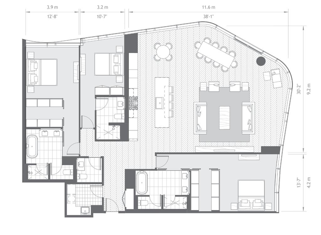 5 bathrooms Interior: 2,492 Sq Ft / 231 Sq M Scale: Not to scale.