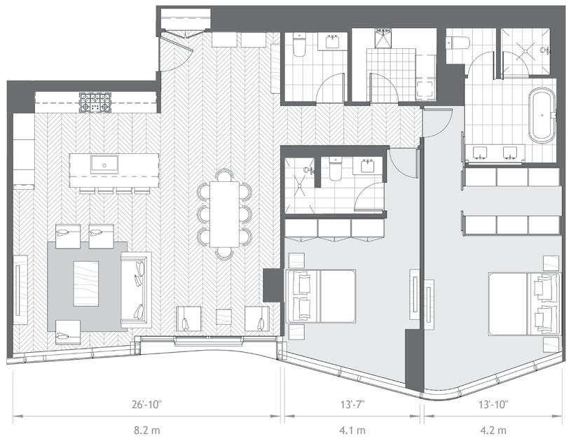 5 bathrooms Interior: 1,738 Sq Ft / 162 Sq M Scale: Not to scale.