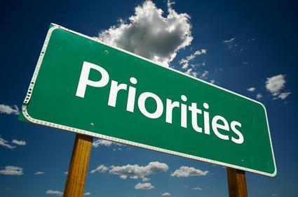 WHAT ARE YOUR PRIORITIES?