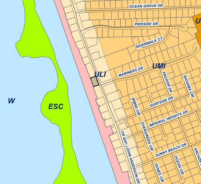 Zoning: Urban Single-Family (R-3) 6. Future Land Use: Urban Low Intensity (ULI) 7. ECO Map: No 8. NRMA Overlay: Yes 9.