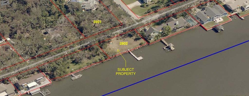 Page 3 of 25 III. BACKGROUND AND PREVIOUS ACTIONS The subject property is a legal non-conforming lot located on the eastern bank of the Halifax River in the Ormond-by-the-Sea community.